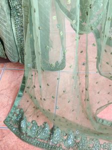 Beautiful Green Sequinned Suit