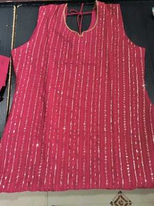 Sequin Kurta Set