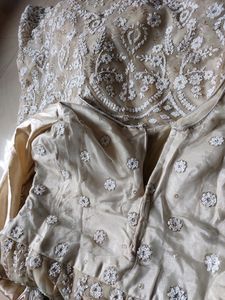 Heavy Cutdana Work Gown