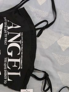 Savana Angel Graphic Bodysuit - Size XS