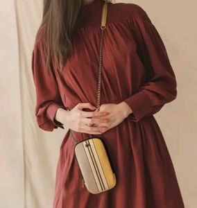 Striped Crossbody Bag
