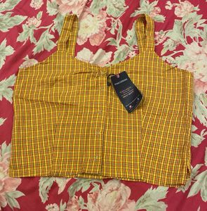 Trendy Plaid Crop Top