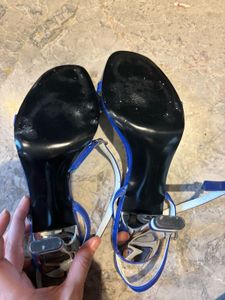 Charles &amp; Keith Blue Heels