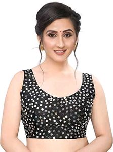 Sequined Black Blouse