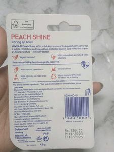 NIVEA Peach Shine Lip Balm