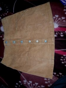 Cute Korean Mini Skirt In Denim