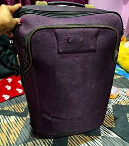 Purple Travel Suitcase