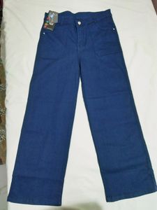 Dark Blue Wide Leg