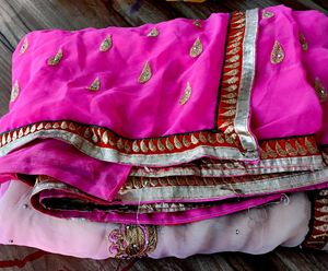 Pink Colour Saree