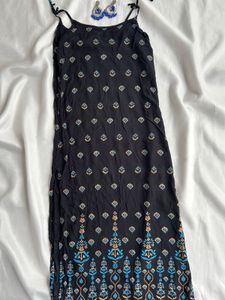 Boho Print Maxi Sundress