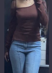 Korean Half  Shoulder Top