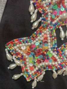 Multicolour White Lightweight Earings