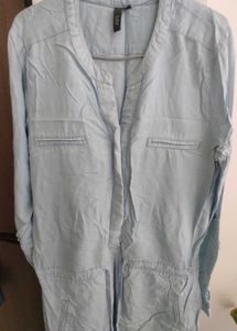 Girls Sky Colour Shirt