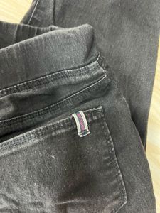 Kraus Jeans Black Dark Wash Denim Jean