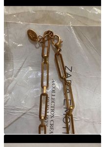 Zara Paper Clip Necklace