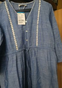 Denim Short Dress