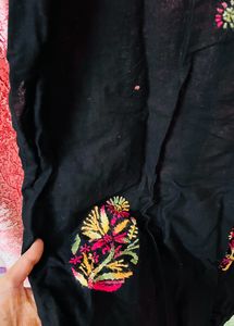 Lucknow Chikan Short Kurta