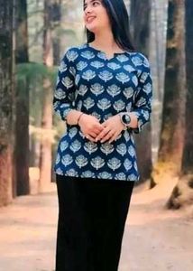 Printed Short Kurti