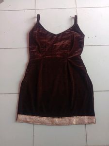 Brown Colour velvet Sharara Suit With Dupatta