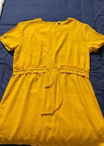 Chic Mustard Yellow Dress