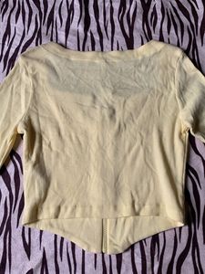 Yellow Long Sleeve Top
