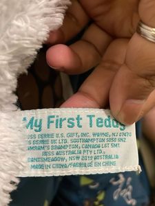Cute Blue Teddy Bear Plush