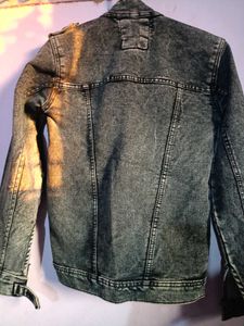 Rusty Black &amp; Grey Denim Jacket