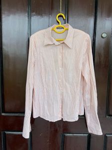 Orange Striped Shirt