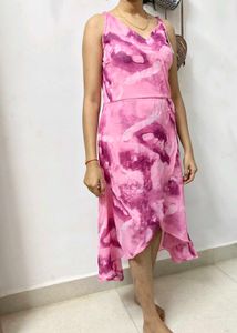 Pink Abstract Dress
