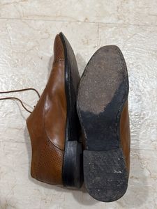 Brown Leather Formal Shoes