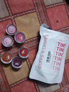 Cuffs N Lashes Mini Lip Tint Pots Pack Of 6