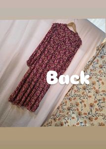 Boho Floral Print Maxi Gown