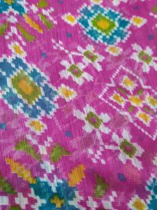 Pink Patterned Saree💖