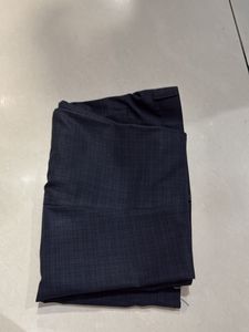 Men&#39;s Dark Blue Plaid Trousers