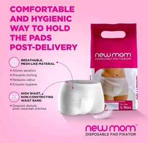 Newmom Disposable Pad Fixator - Pack Of 5 X 1 (L)-Hip Circumference Of 89-100 Cm