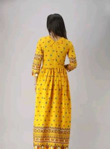A Line Floral Kurti