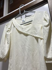 Chic White Puff Sleeve Top
