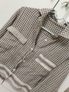 Patterned Collared Shirt