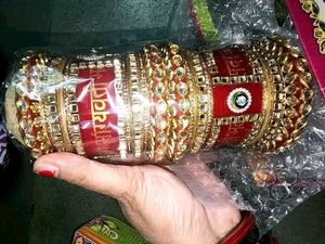 Bridal Sada Saubhagyavati Bhav Chuda Seth