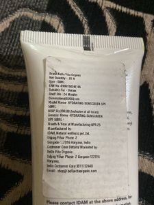 Bella Vita Sunscreen
