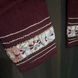 Floral Print Embellished Top