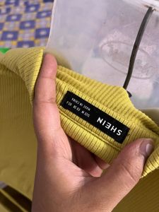 SHEIN BRANDED YELLOW Maxi Dress