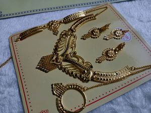 Bridal Jewellery Gold Plated Set Rani Har Dulhan