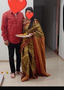 Golden Saree