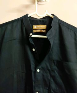 men&#39;s premium party wear black shirt