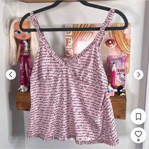 PINK CURSIVE hot Kiss CAMISOLE