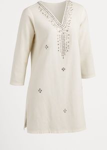 Chico&#39;s Embellished Tunic Top