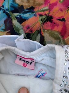 Cute Denim Skirt &amp; Top Set