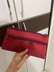 Paisley Print Clutch