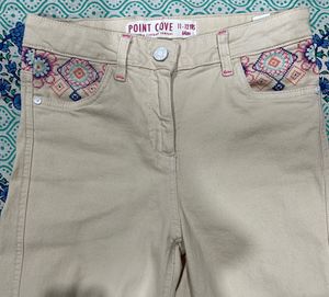 Point Cove Beige Jeans